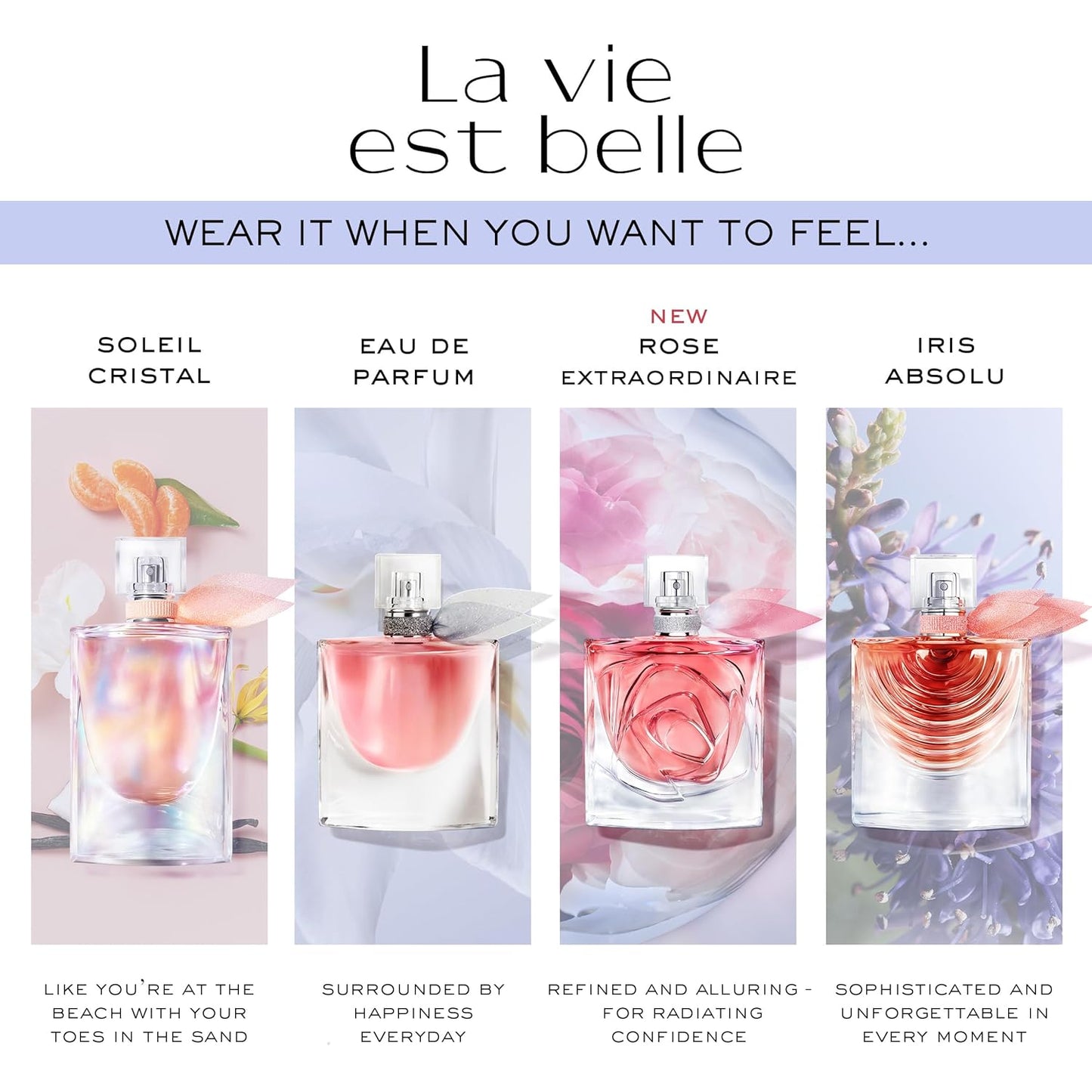 La Vie Est Belle Eau De Parfum - Long Lasting Fragrance with Notes of Iris, Earthy Patchouli, Warm Vanilla & Spun Sugar - Floral & Sweet Women'S Perfume