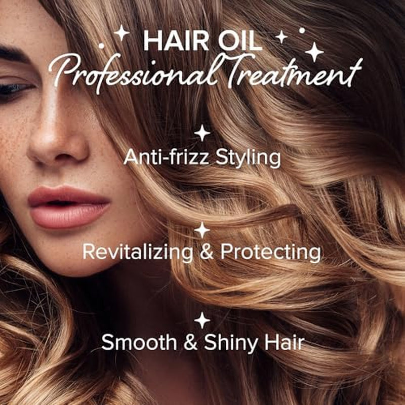 Hair Oil for Frizzy - Hair Vitamins A, E & B Keratin Styling Capsules with Jojoba & Argan Oil - anti Frizz Serum for Women - Frizzy, Damaged, Dry and Curly - Sérum Gotas & Aceite Para El Cabello