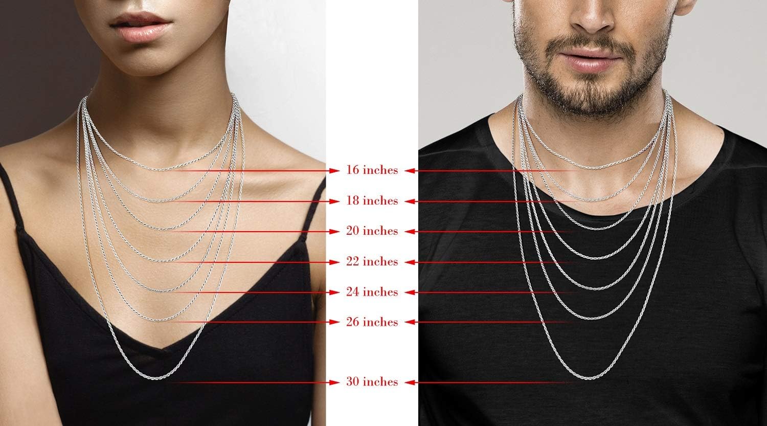 Solid 925 Sterling Silver Italian 2Mm, 3Mm Diamond-Cut Braided Rope Chain Necklace for Men Women Made in Italy