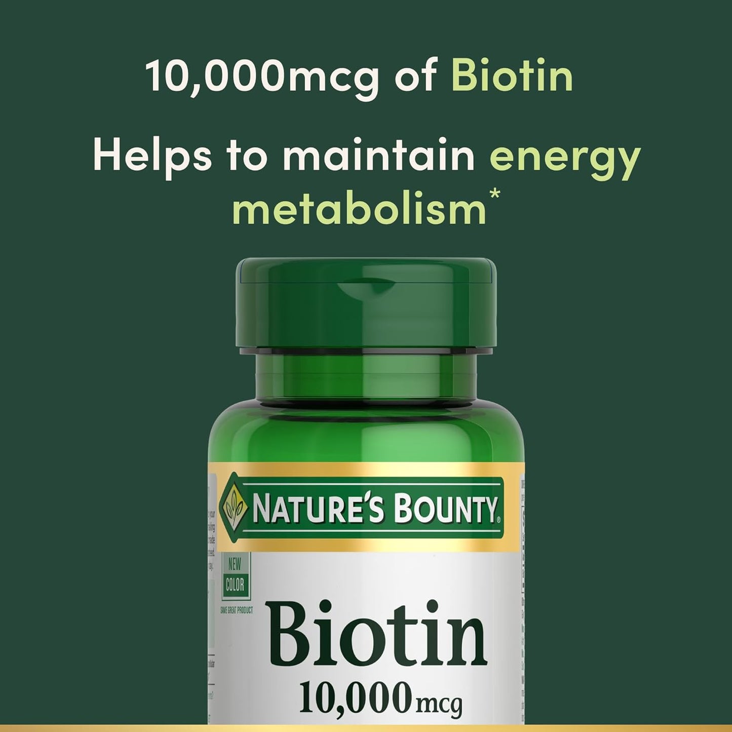 Biotin, Supports Healthy Hair, Skin and Nails, 10,000 Mcg, Rapid Release Softgels, 120 Ct